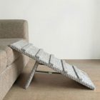 Lora kutyarámpa 80 x 40cm - szürke minky