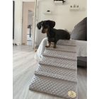 Lora kutyarámpa 80 x 40cm - szürke minky