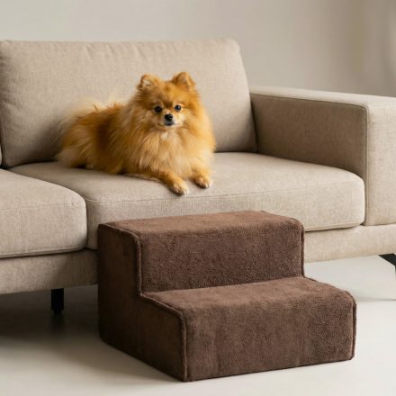 Mexi kutyalépcső 25 x 40 x 40cm - barna