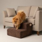 Mexi kutyalépcső 25 x 40 x 40cm - barna