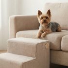 Mexi kutyalépcső 25 x 40 x 40cm - bézs