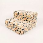 Mexi kutyalépcső 25 x 40 x 40cm - színes pici mancsok és csontok