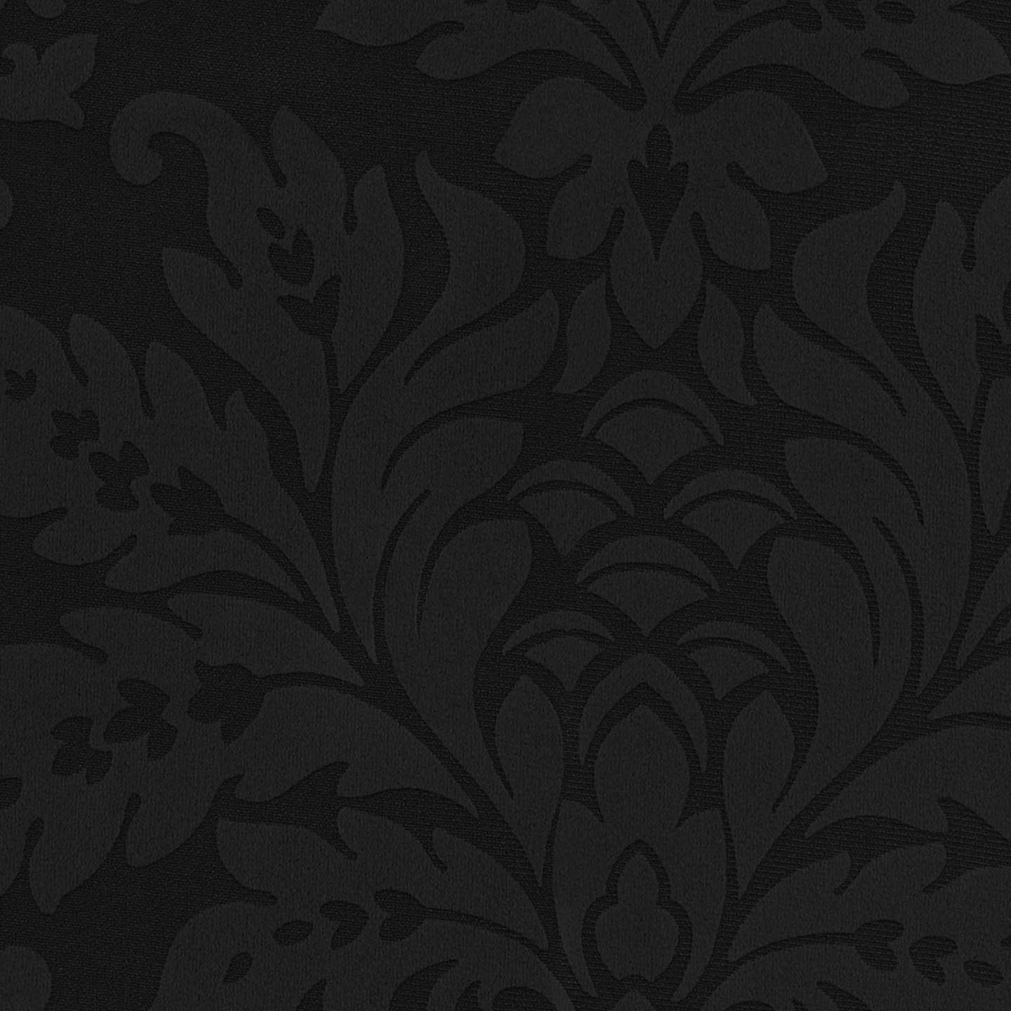 02-es fekete damask bútorszövet